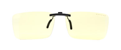 rimless blue light clip on glasses by gunnar